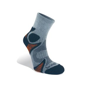 Ponožky Bridgedale CoolFusion Trailhead 810 silver/navy S (3,5-6)